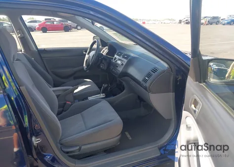 2003 Honda Civic Lx z USA, uszkodzony, nr VIN 2HGES16543H548674